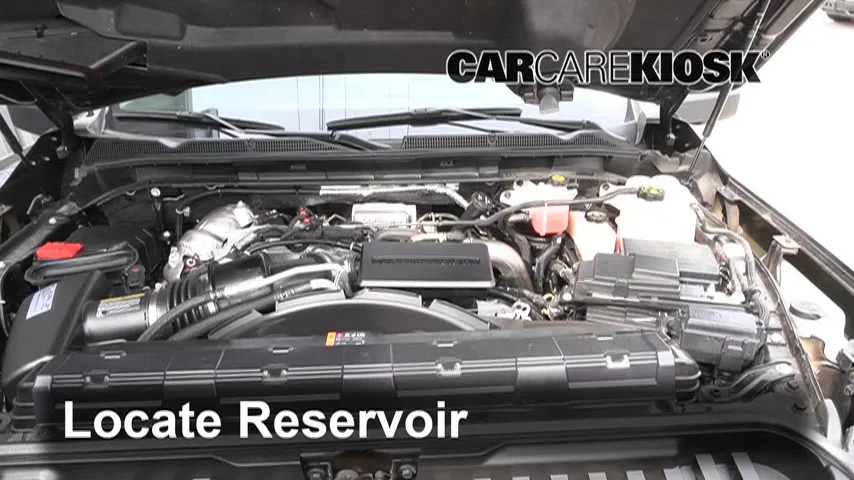 2021 GMC Sierra 2500 HD SLT 6.6L V8 Turbo Diesel Crew Cab Pickup Windshield Washer Fluid